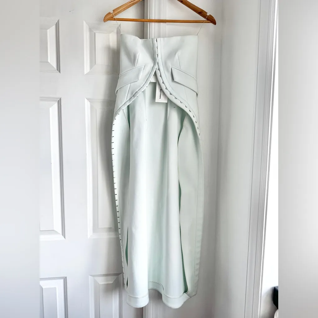 NWT The Dion Lee Gill Pocket Bustier in Clear Blue Size 0 - Image 2