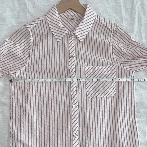 Faherty Women's Shirt Stripe Button Down Long Sleeve Shirt - Image 7