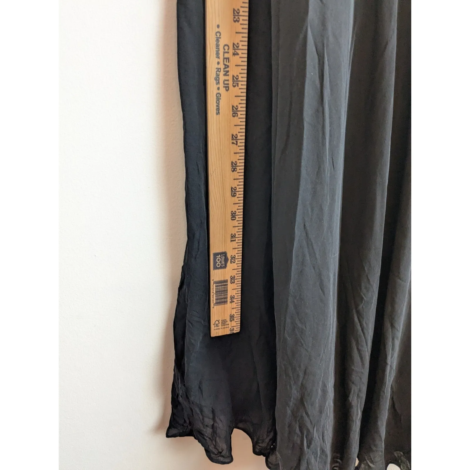 RALPH LAUREN Women's Dress Black Pleated 100% Silk Gown Strapless Classic Sz 10 - Image 8