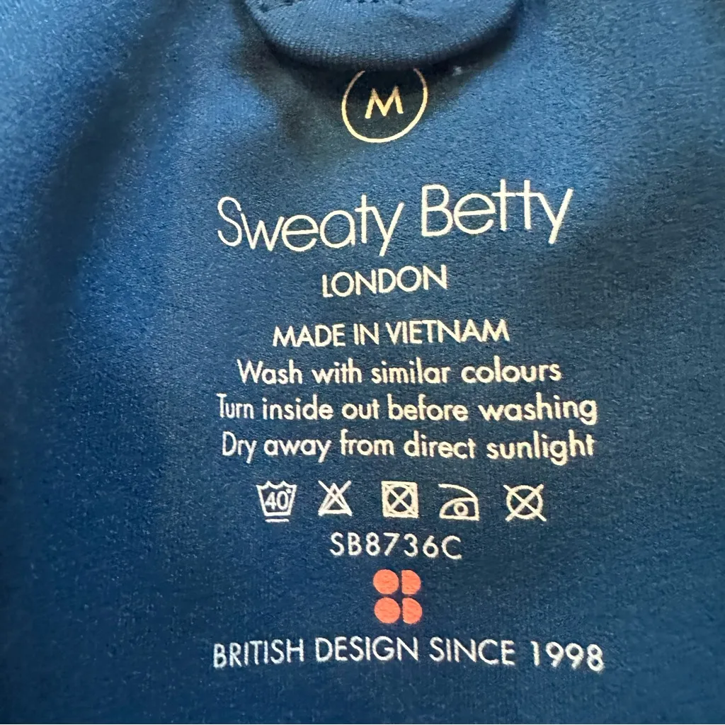 Sweaty Betty Power Zip Back Workout Crop - Image 5