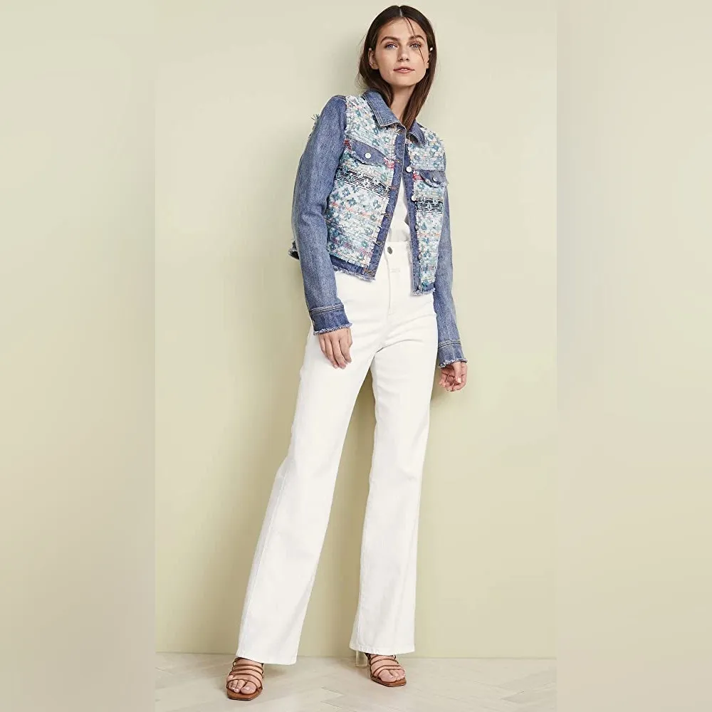 RAMY BROOK Murray Embellished Jean Jacket Small - Image 98