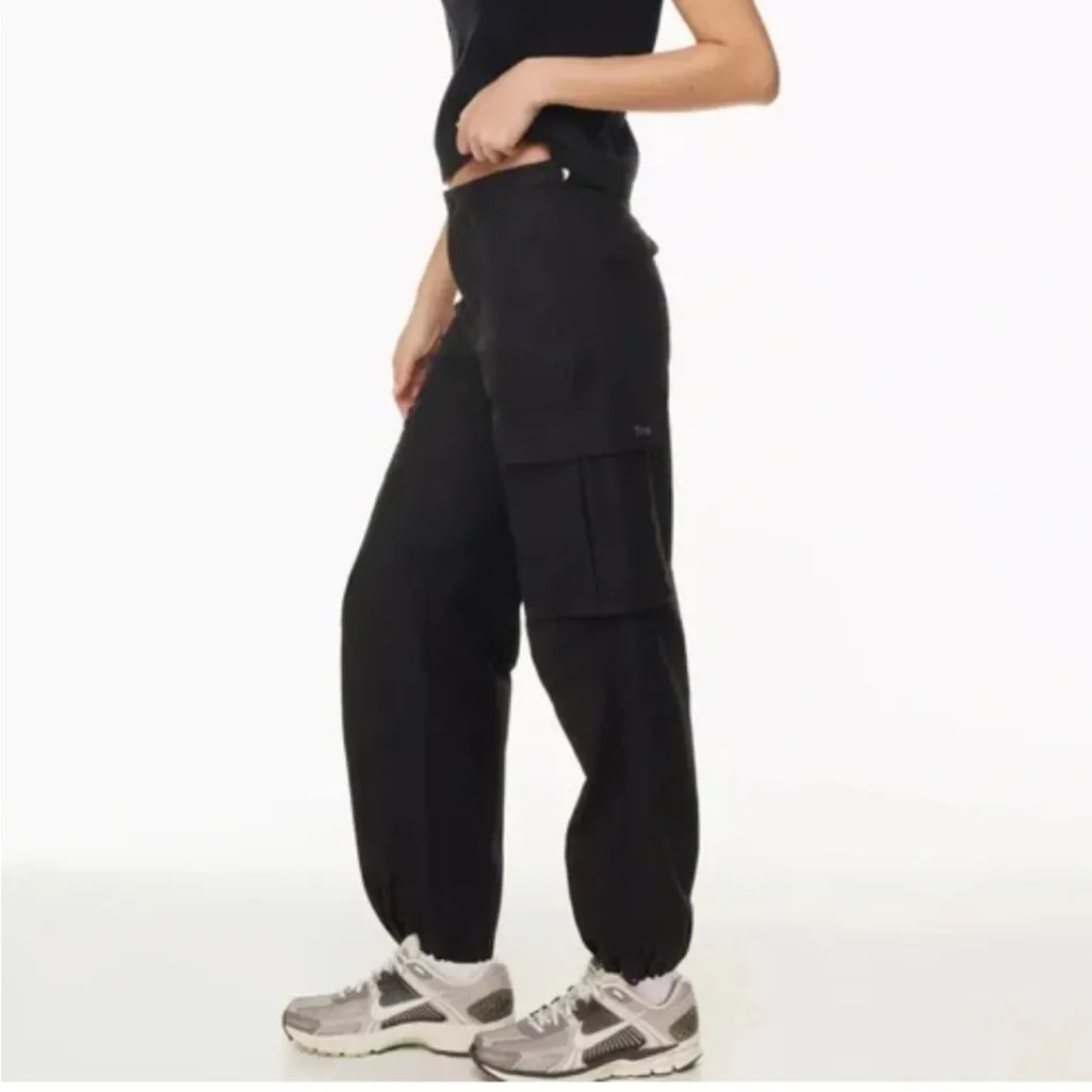 TNA aritiza navy barrel cargo jogger high rise pants 4 Blue - Image 2