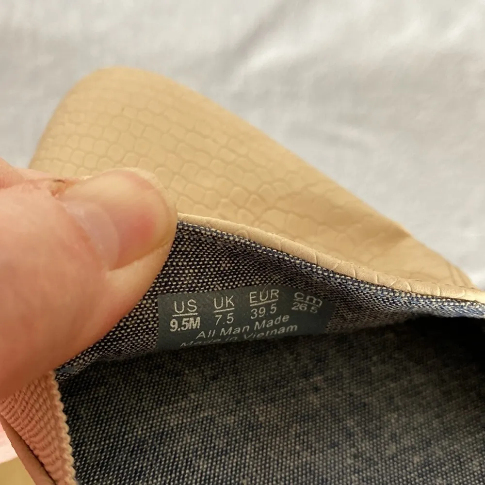 Dr Scholls Anyways Cream Flats Size 9.5 - Image 16