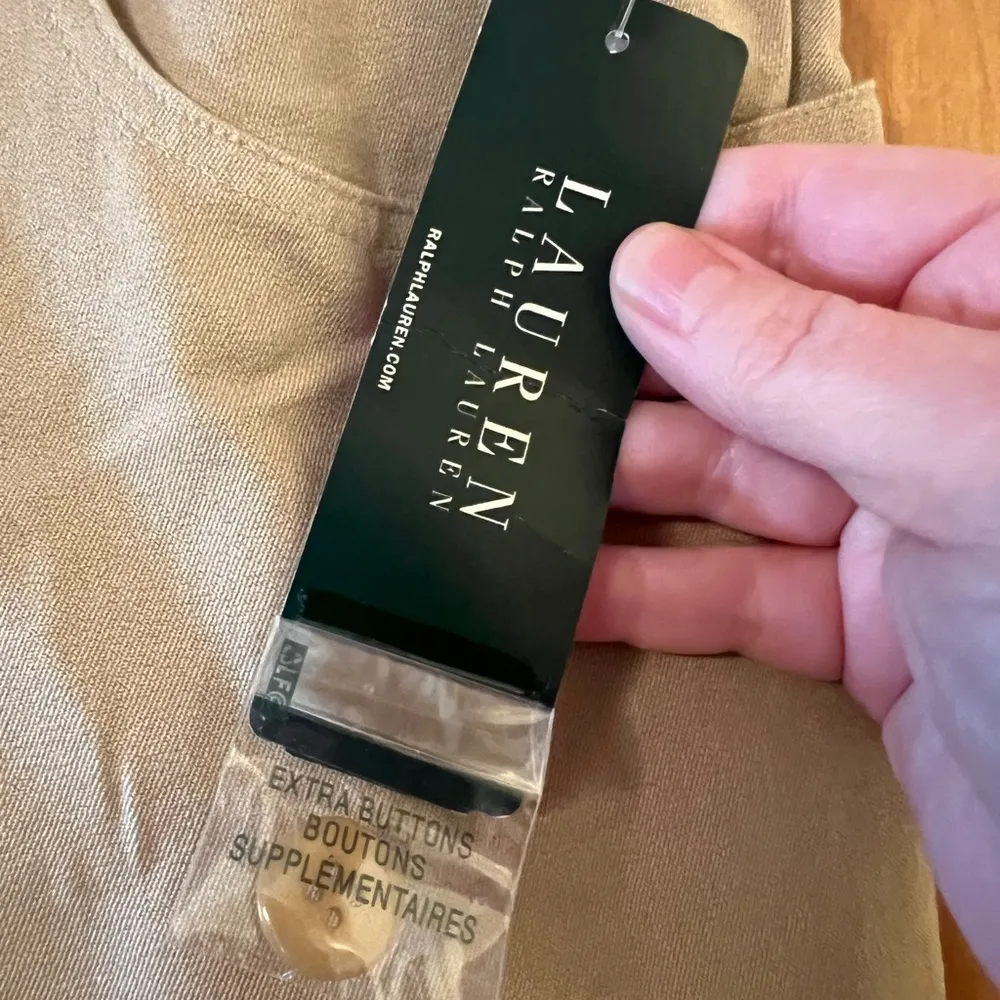 Lauren Ralph Lauren Wheat Jeans Pants Zipper Coin Pocket Vintage 90s NWT Size 16 - Image 7