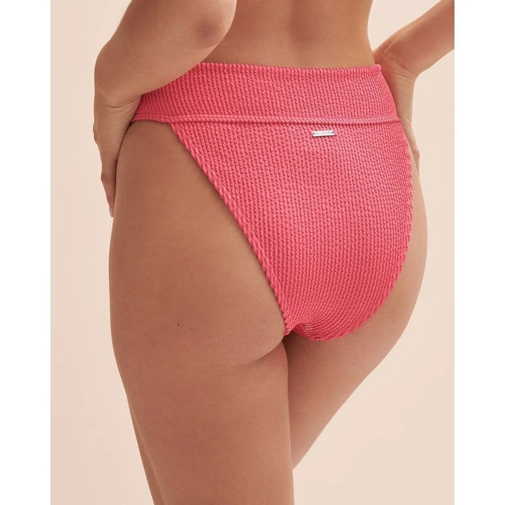 Billabong Summer High High Leg Bikini Bottom Pink Aruba Medium NWT - Image 7