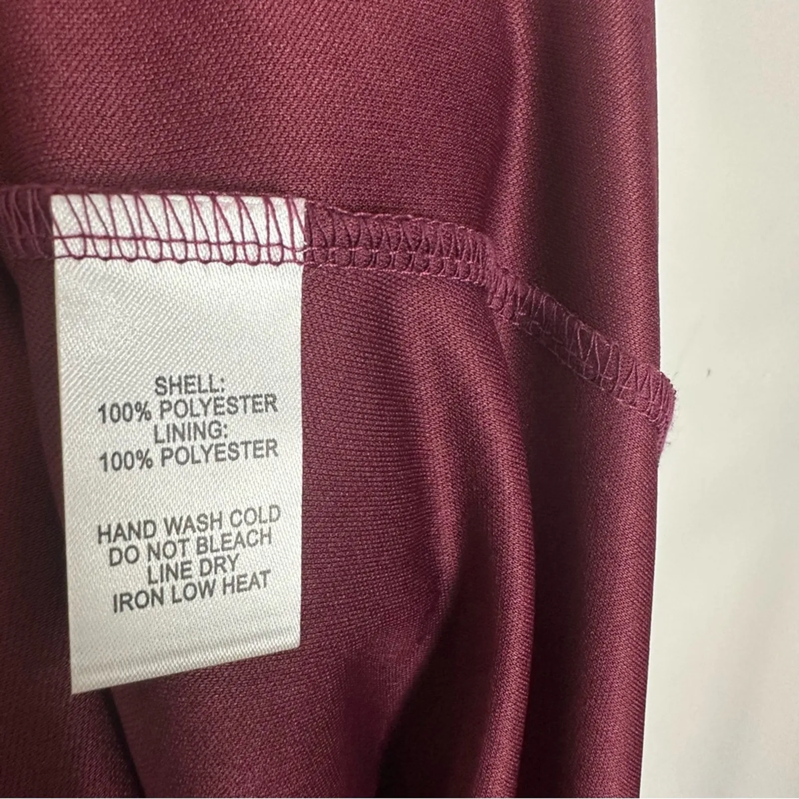 Lulu’s Lost in the Moment Maxi Gown Burgundy Bridesmaid Dress Size Small NWT - Image 14