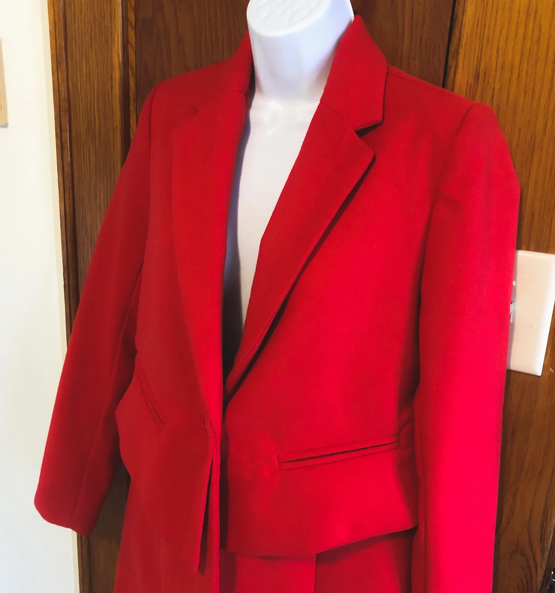 BB Dakota Rynn Coral Red Coat - Image 9