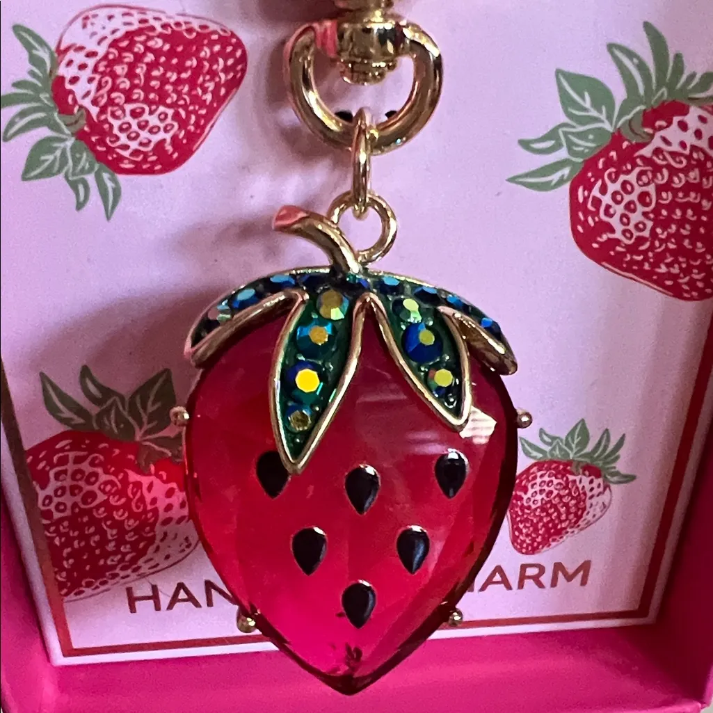 True to Form | Strawberry 🍓 Bag Charm Red - Image 8