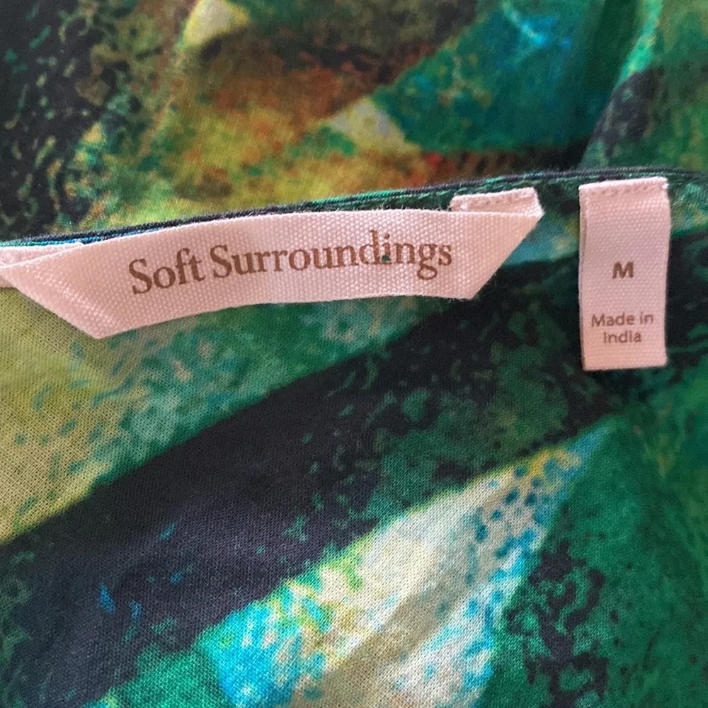 Soft Surroundings Maxi Botanica Dress M” - Image 10