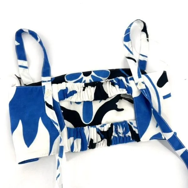 Zara Crop Top Floral‎ Medium Bustier As seen on Heather Gray The Real Housewives - Image 4