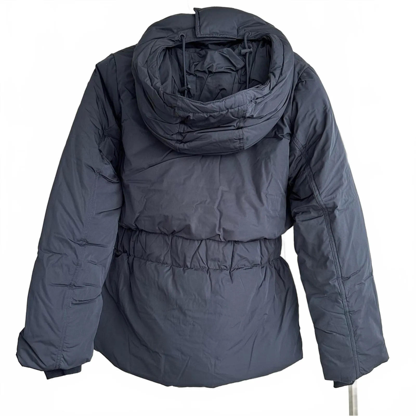 Sweaty Betty Formation Hooded Puffer Jacket French Navy Blue NWT Small - Image 3