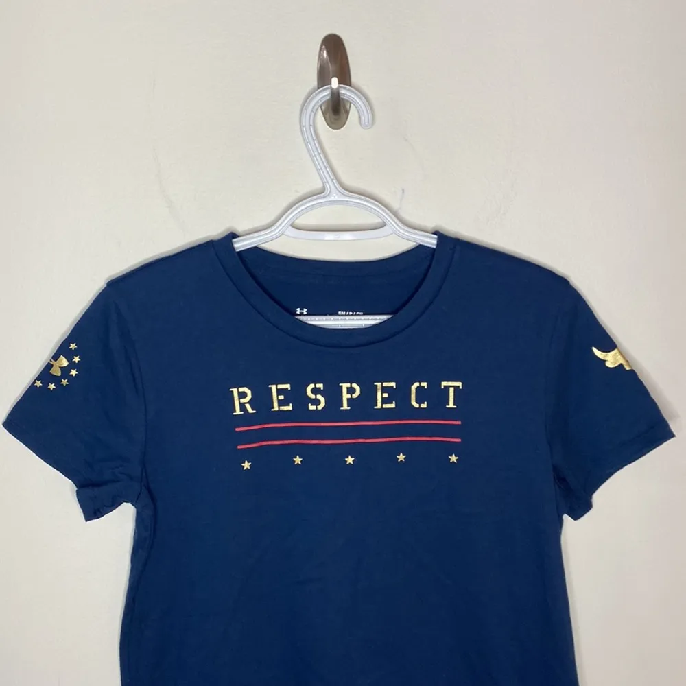 Under Armour Freedom x Project Rock Respect t-shirt size S - Image 5