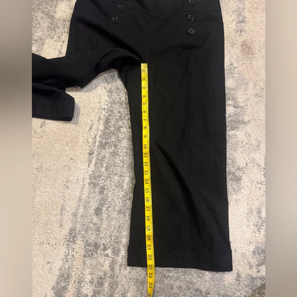 Express Black Design Studio Ankle Wide Leg Pants - Image 7