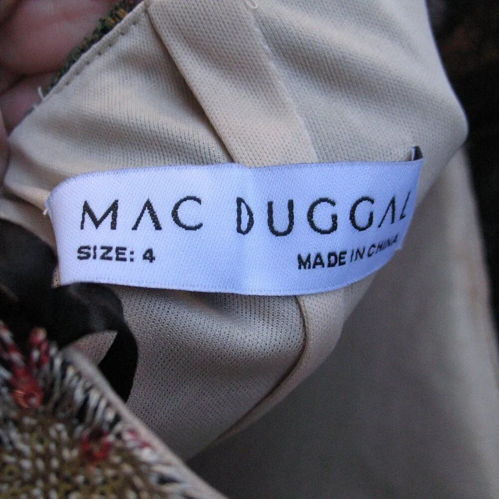 Mac Duggal 49574 Embellished Floral One Shoulder Gown - Image 15