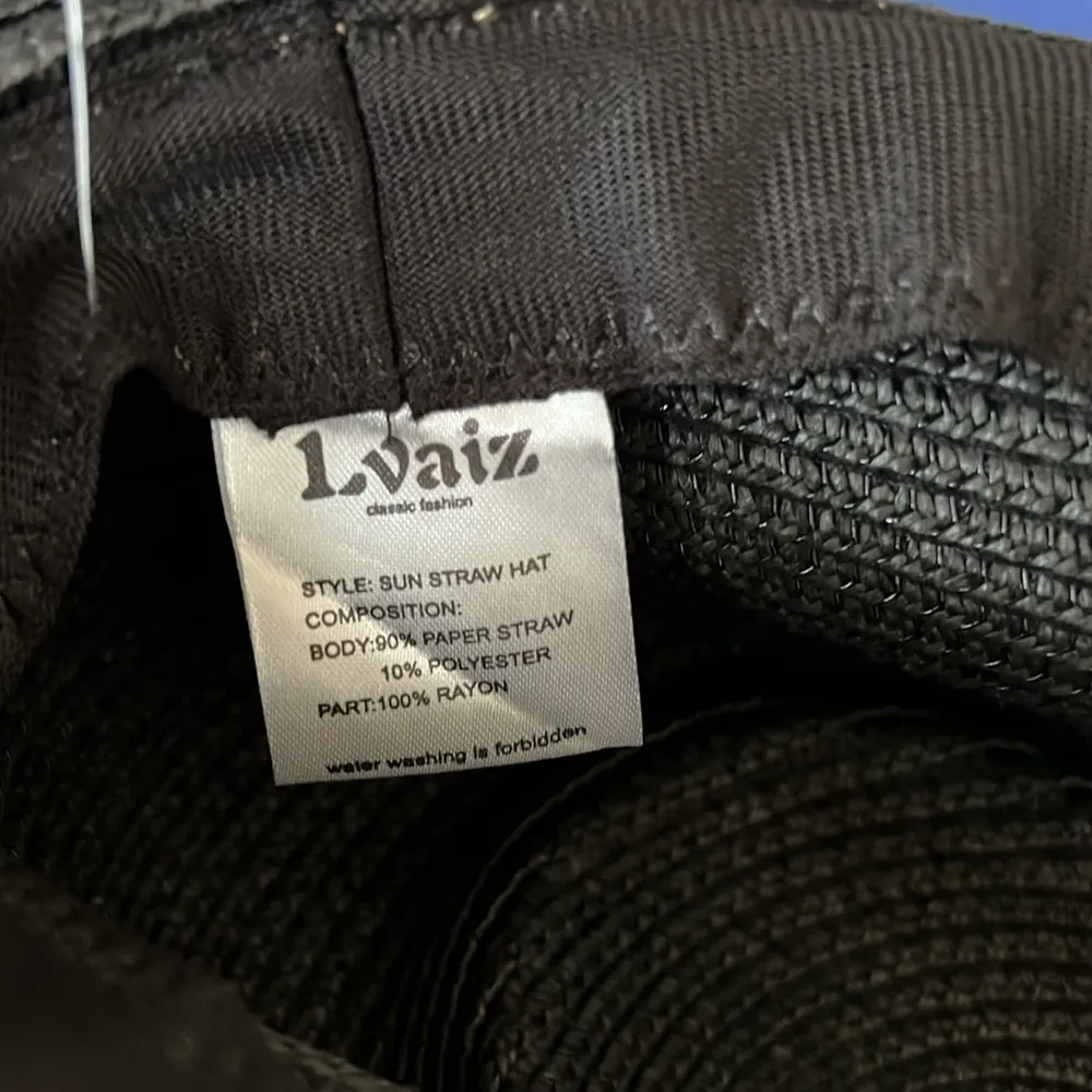 Lvaiz sun straw hat Black - Image 3