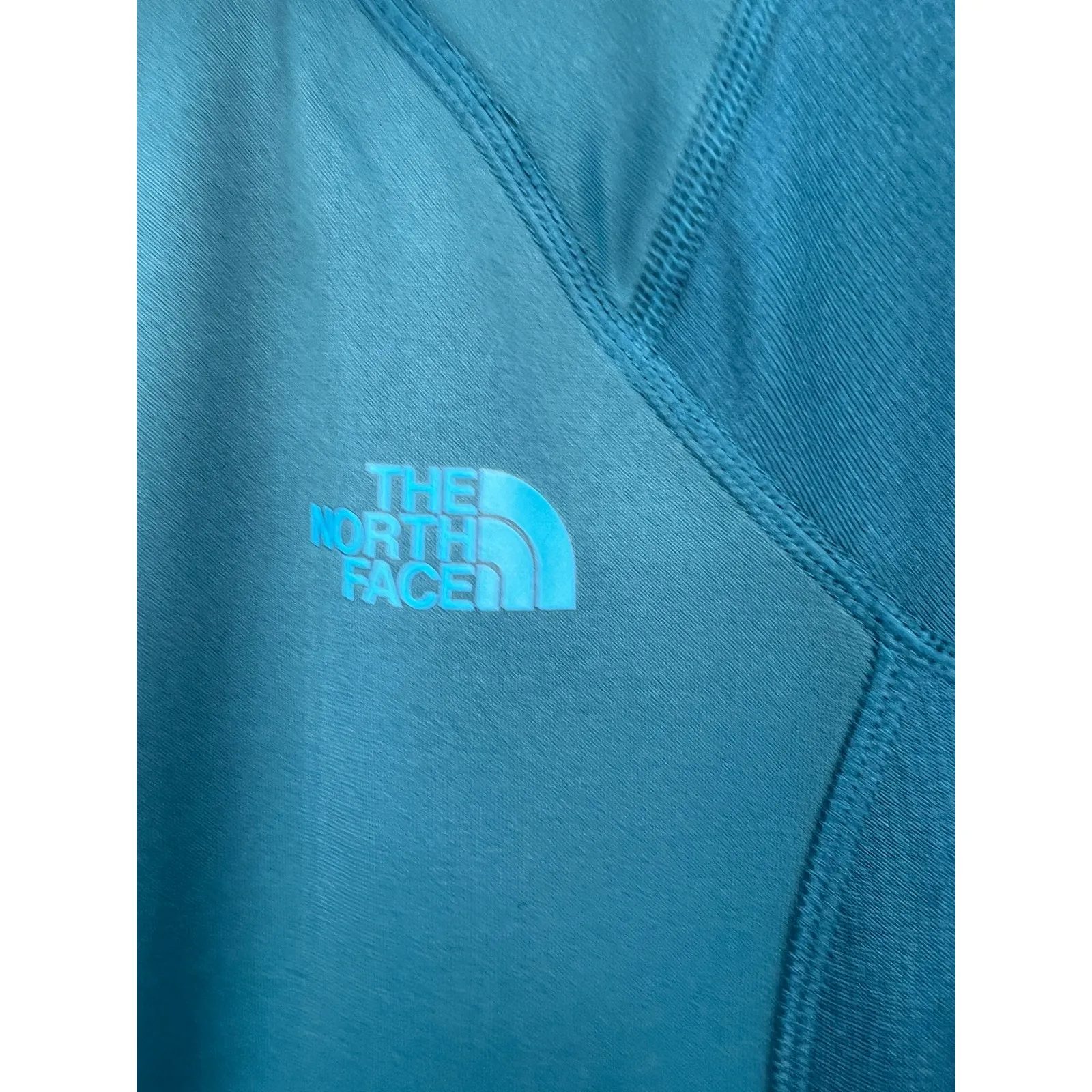The North Face  Women’s Blue Soft Shell Full Zip‎ FlashDry Jacket Size XS - Image 2