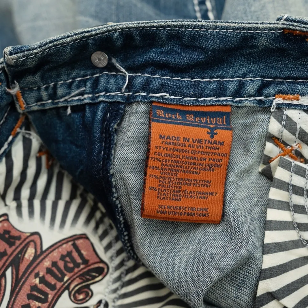 Rock Revival Marlon Boot Stretch Capri Jeans - Image 9