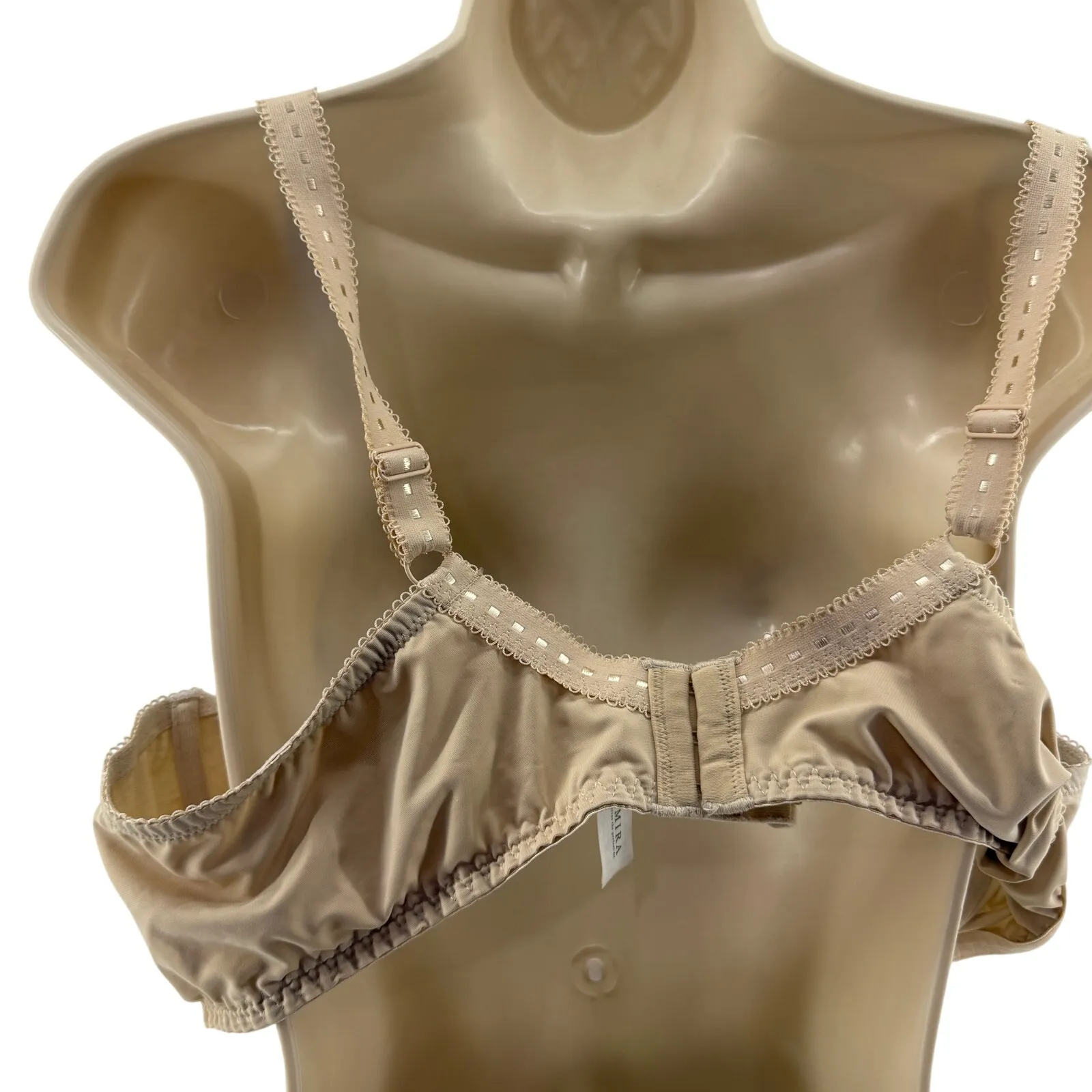 Delimira Women's Plus Size Full Coverage Underwire Unlined Minimizer Lace Bra - Image 7