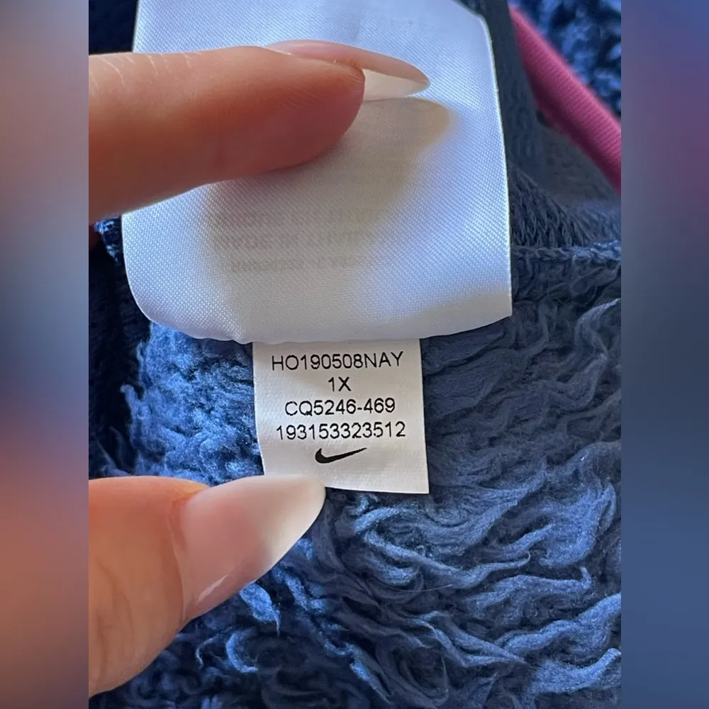 SPORTSWEAR SHERPA PLUSH FLEECE ZIP CROP SWEATSHIRT SIZE 1X - Image 10