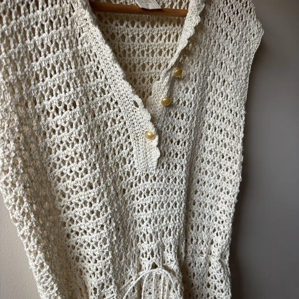 Flair Crochet Boho Top Size M - Image 2