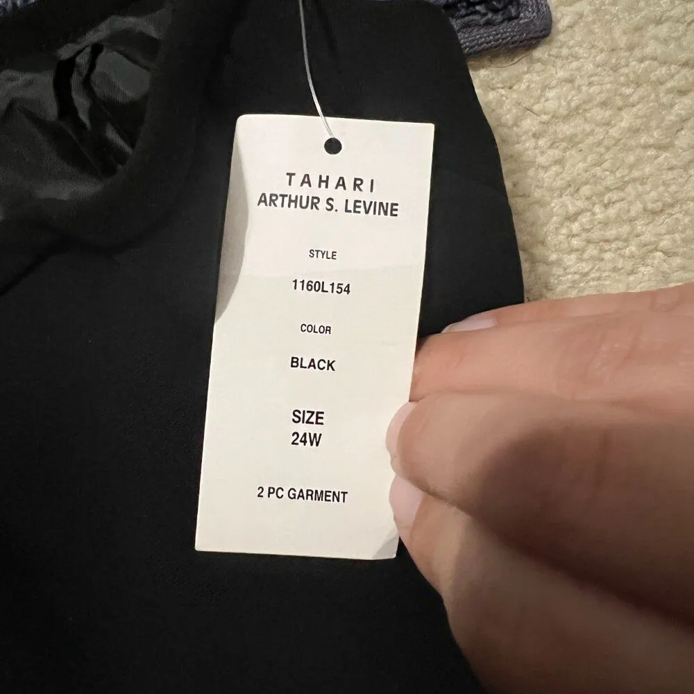 NWT Tahari black blazer/skirt set 24W - Image 14