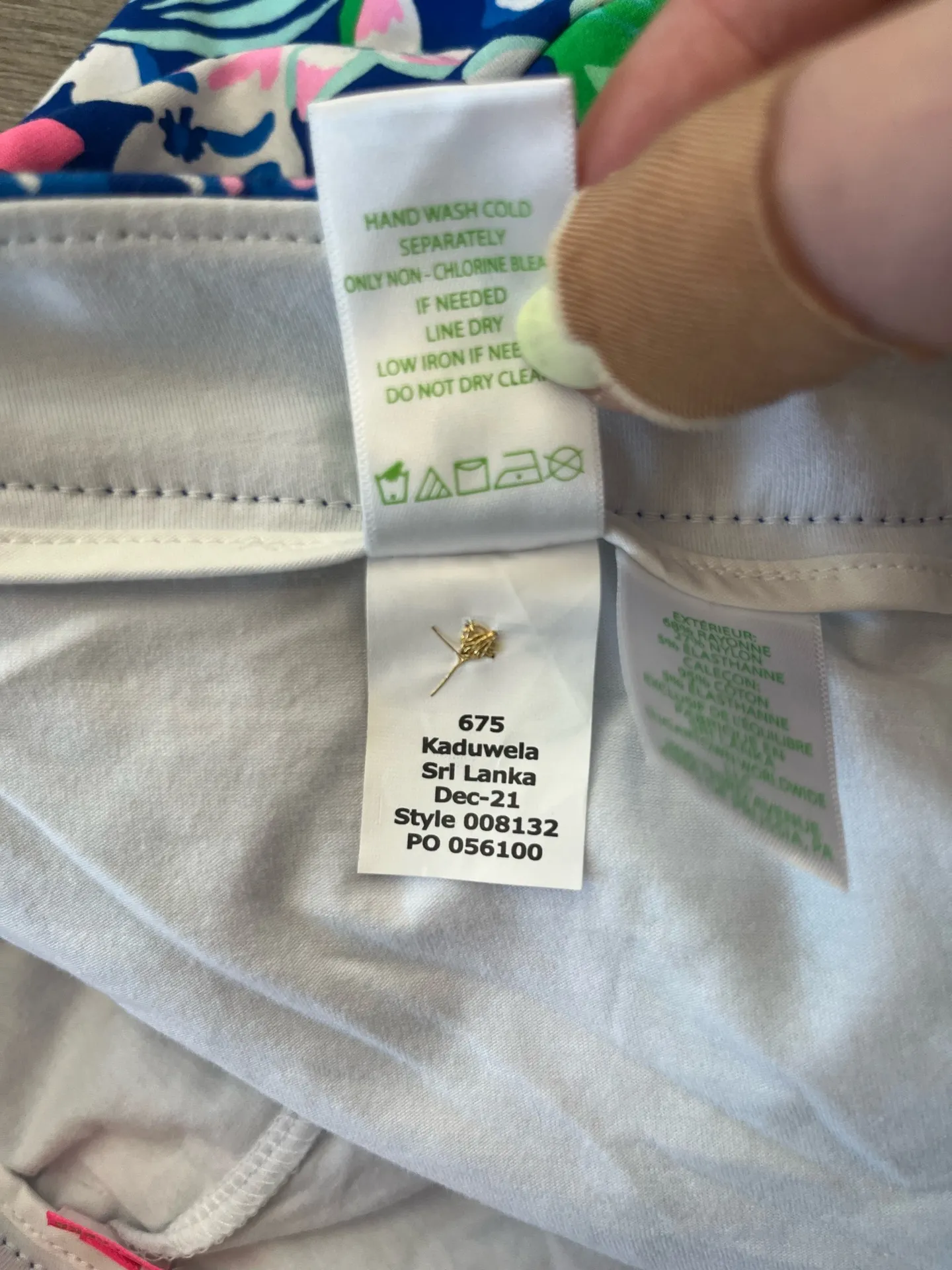 Lilly Pulitzer Colette Knit Skort Borealis Blue Social Sunset Floral 6 - Image 10