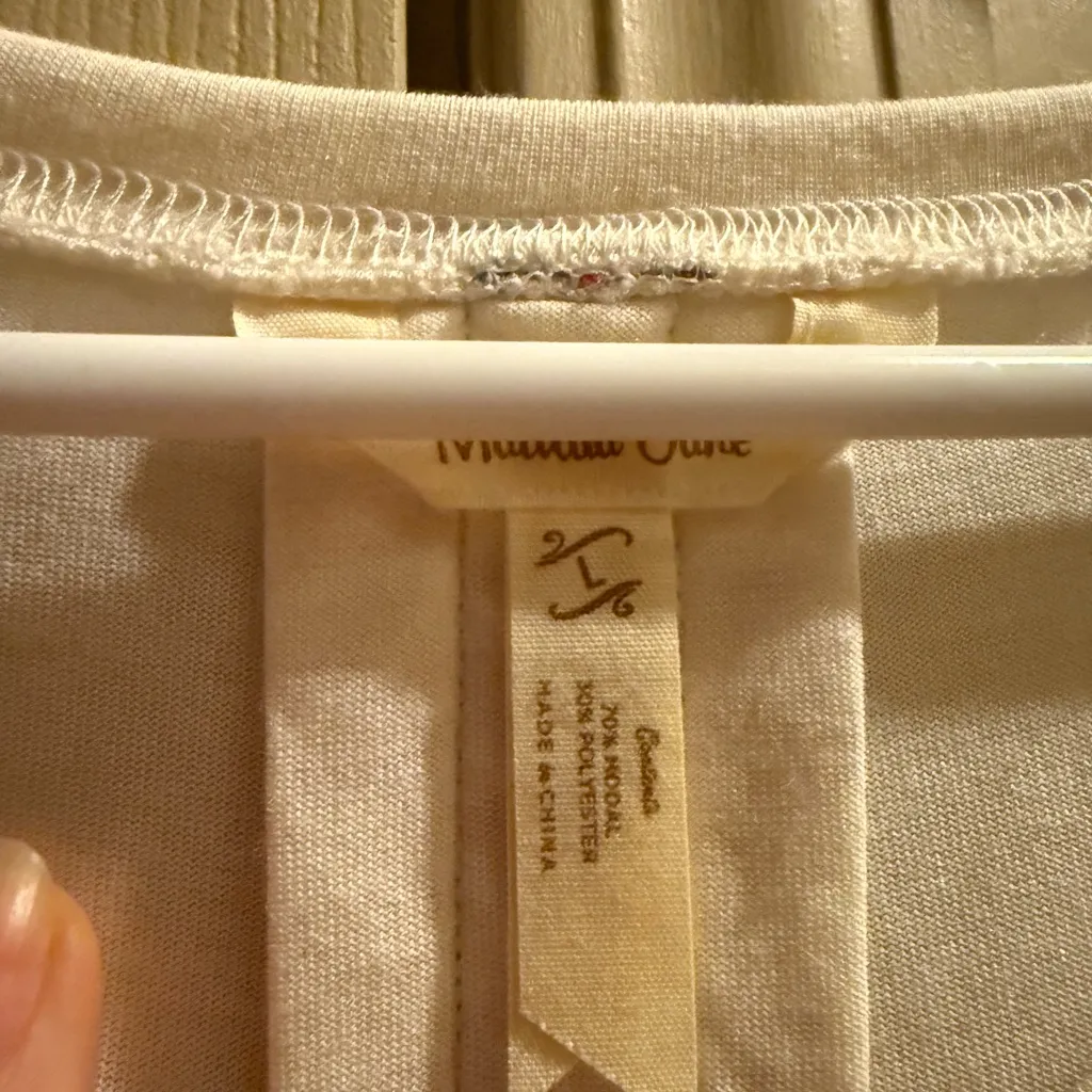 Long Sleeve Cream Top - Image 2