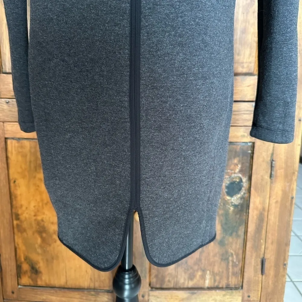 Lululemon City Bound Dress Heathered Black Size 6 (Oversized) - Image 4