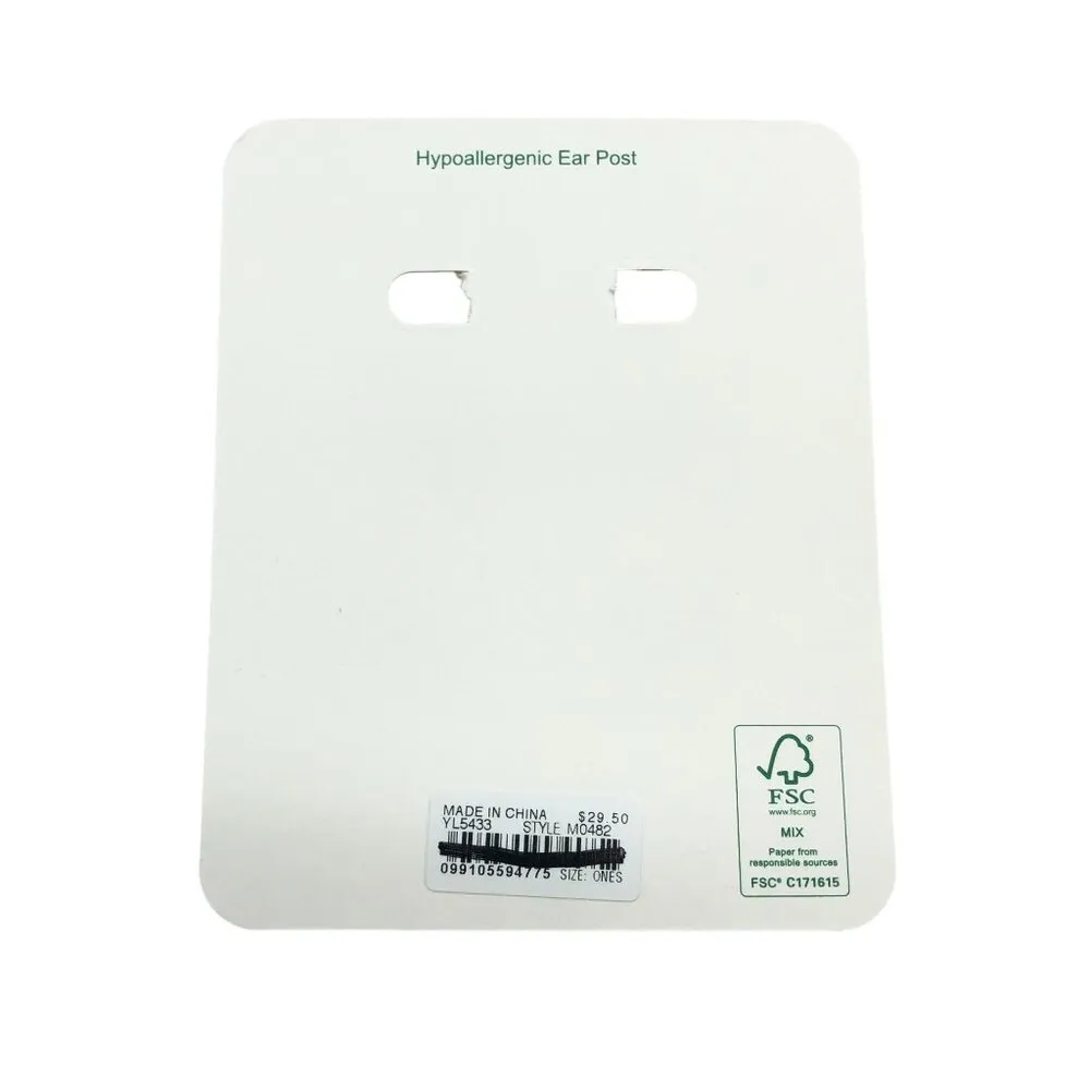 J.Crew Mini Tube Hoop Earrings In Matte Gold Tone Hypoallergenic - Image 3