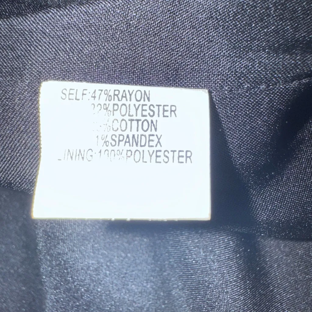 Kay Unger Elegant Black One-Shoulder Dress Size 4 - Image 14