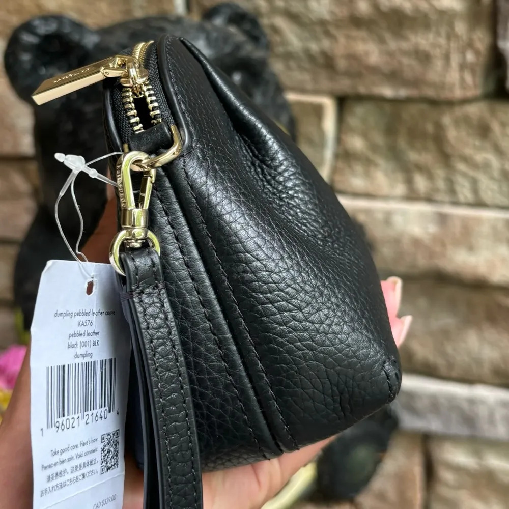 Authentic KATE SPADE Pebbled leather zip top Satchel/Wristel/crosby - Image 9