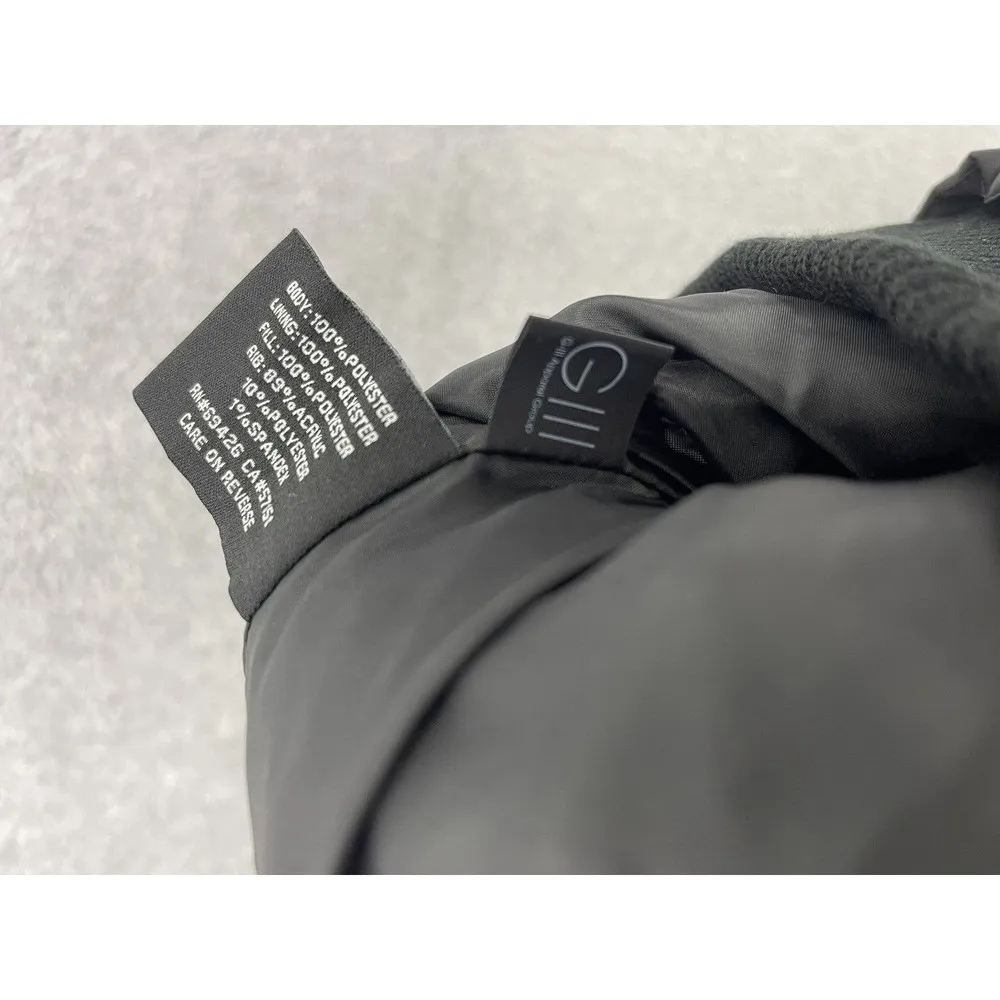 Black Rivet Women's Vest Solid Black Quilted Size XS Full Zip Puffy - Image 4