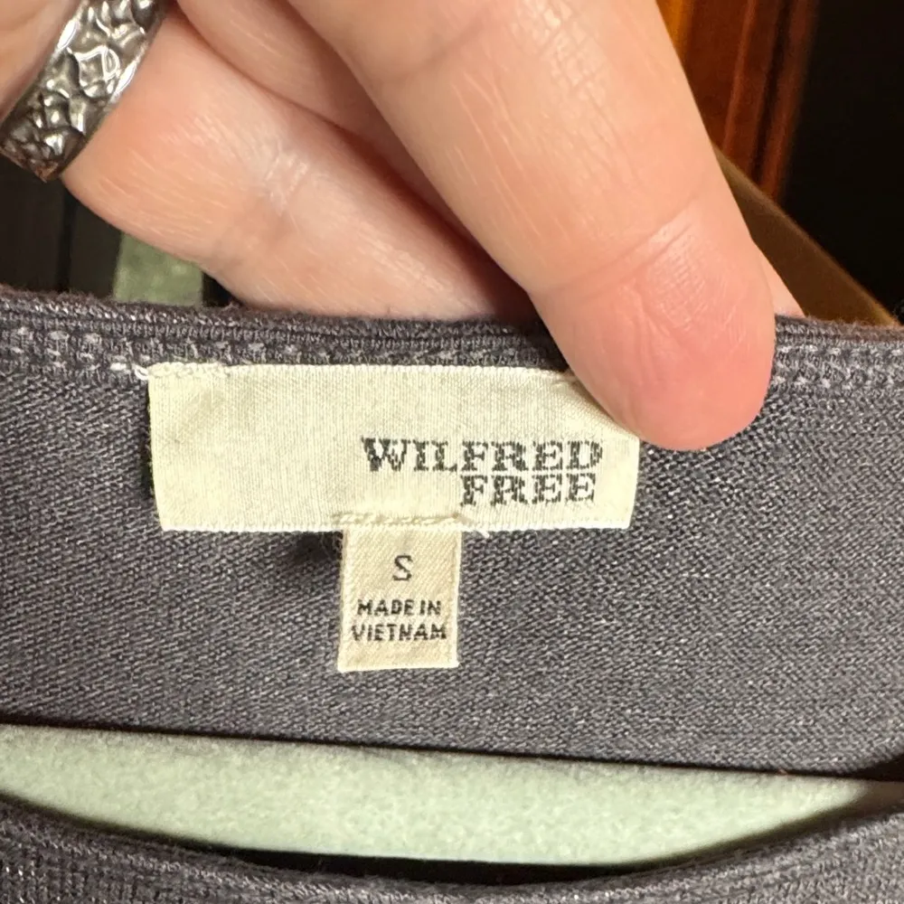 Aritzia Wilfred Free Cober T Shirt Dress in Charcoal Gray Size Small - Image 3