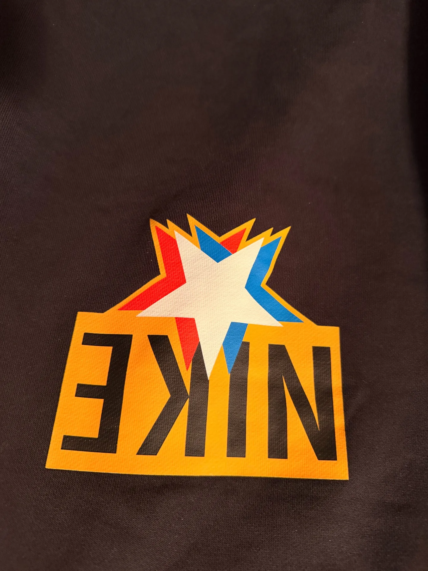 Nike Multicolor Logo Long Sleeve Black Front XL - Image 4