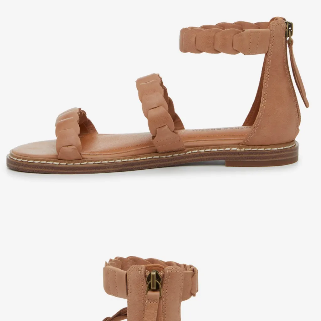 Women’s Lucky Brand Kandiss Sandal in Brown sz 7 NIB - Image 5