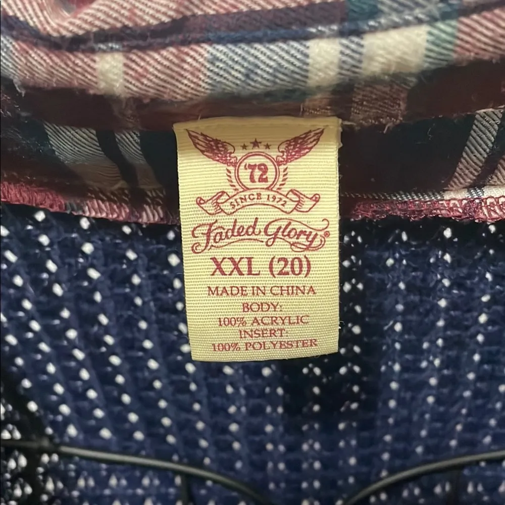 Faded Glory ✝️✝️✝️BOGOHO✝️✝️✝️ Navy Sweater - Image 5