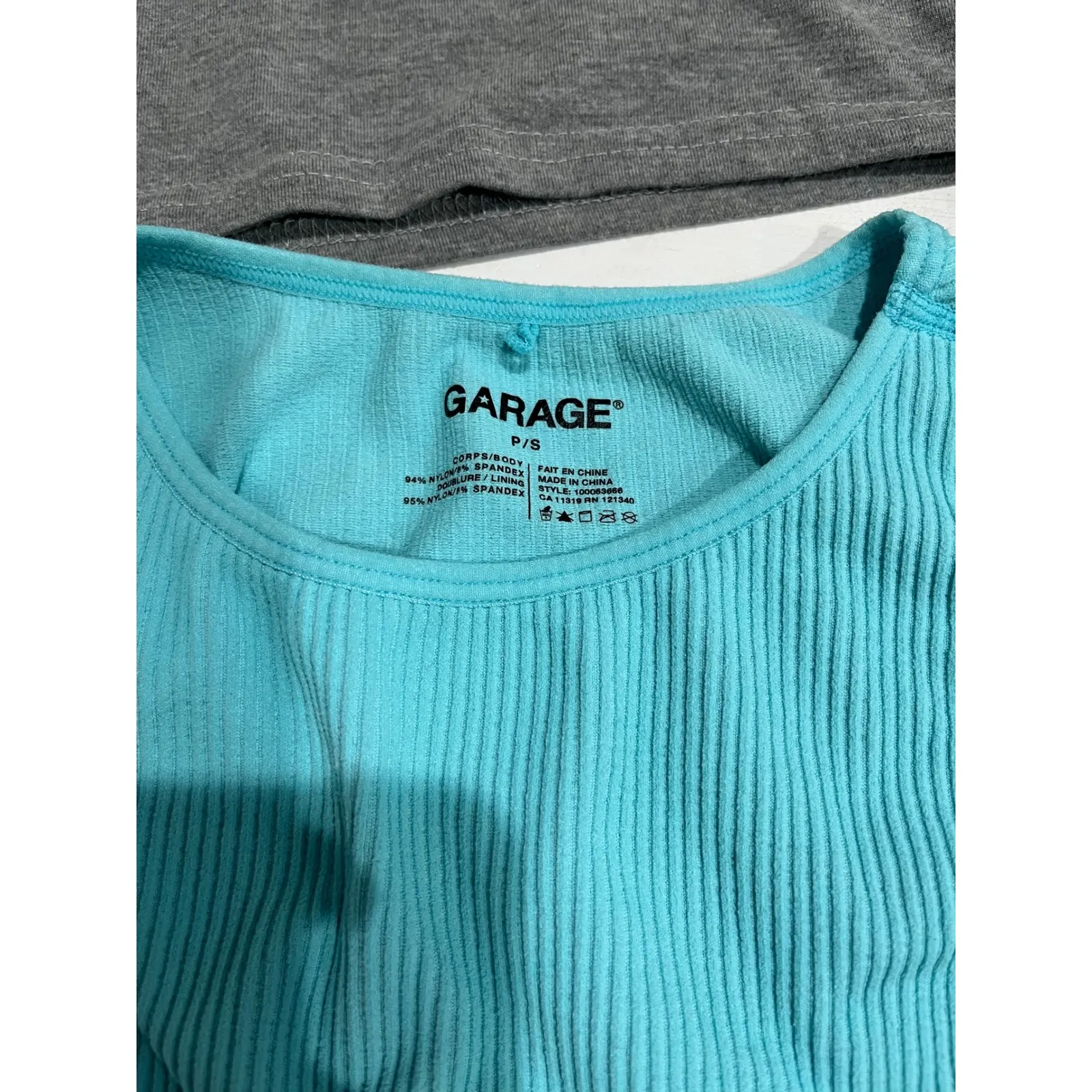 Crop Top Bundle: garage Ribbed, Cami, Angel Graphic, one shoulder ‎ S - Image 3