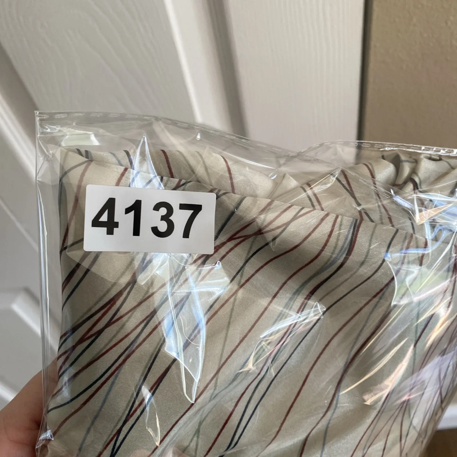 Harve Benard Womens 4 Satin Shift Dress Long Sleeve Vintage - Image 7