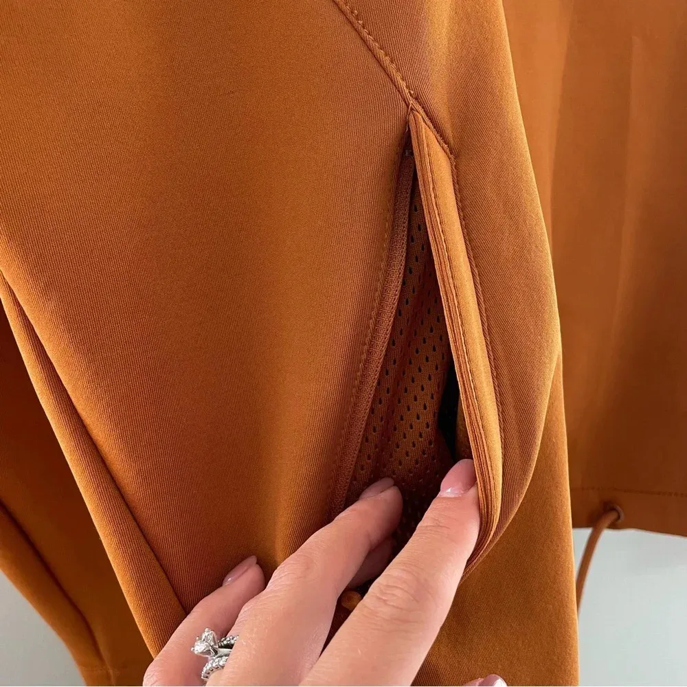 Nike Pro Mockneck Sweatshirt Rust/Brown XXL - Image 11