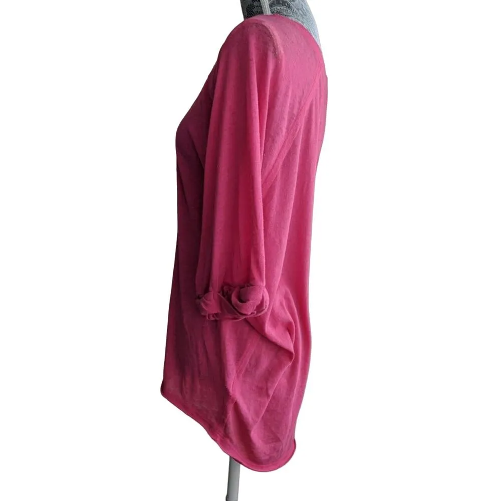 Free People Moonlight Tee Shirt Boatneck Slouchy Cotton M NWOT - Image 2