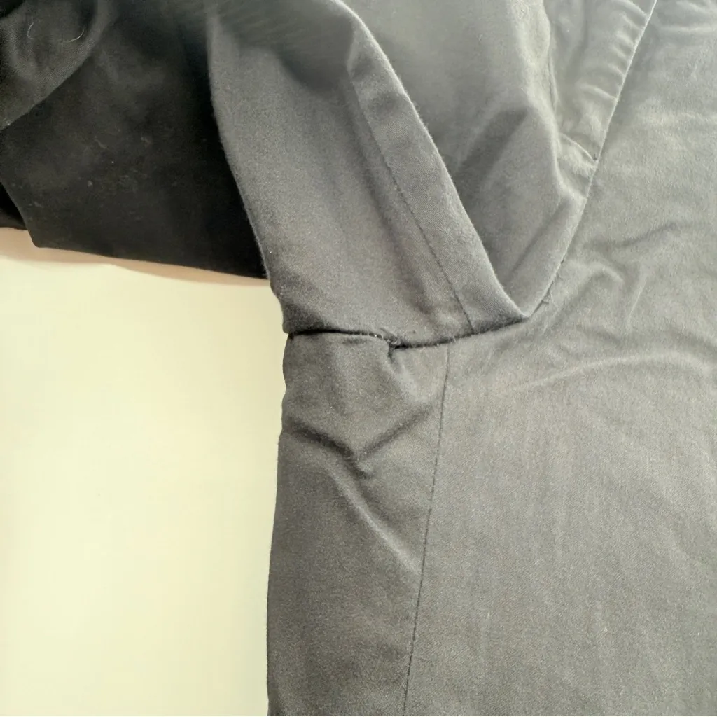 Jessica McClintock Vintage Wide‎ Leg Pants Women’s Size 4 Black Mid Rise Cropped - Image 7