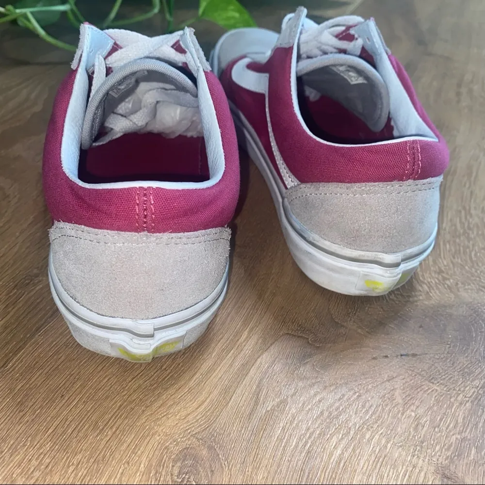 Vans Old Skool Drizzle Sangria purple gray sneakers lace up - Image 6