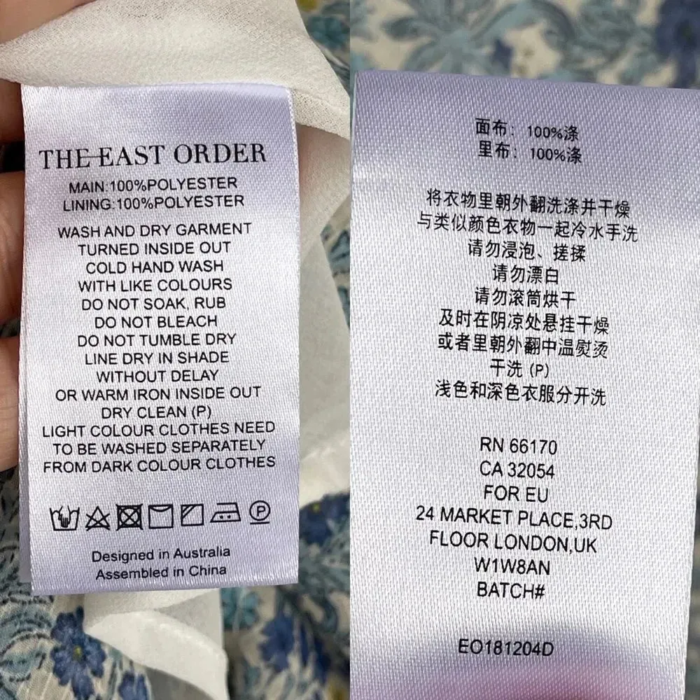 The East Order Serena plunge midi dress small - Image 12