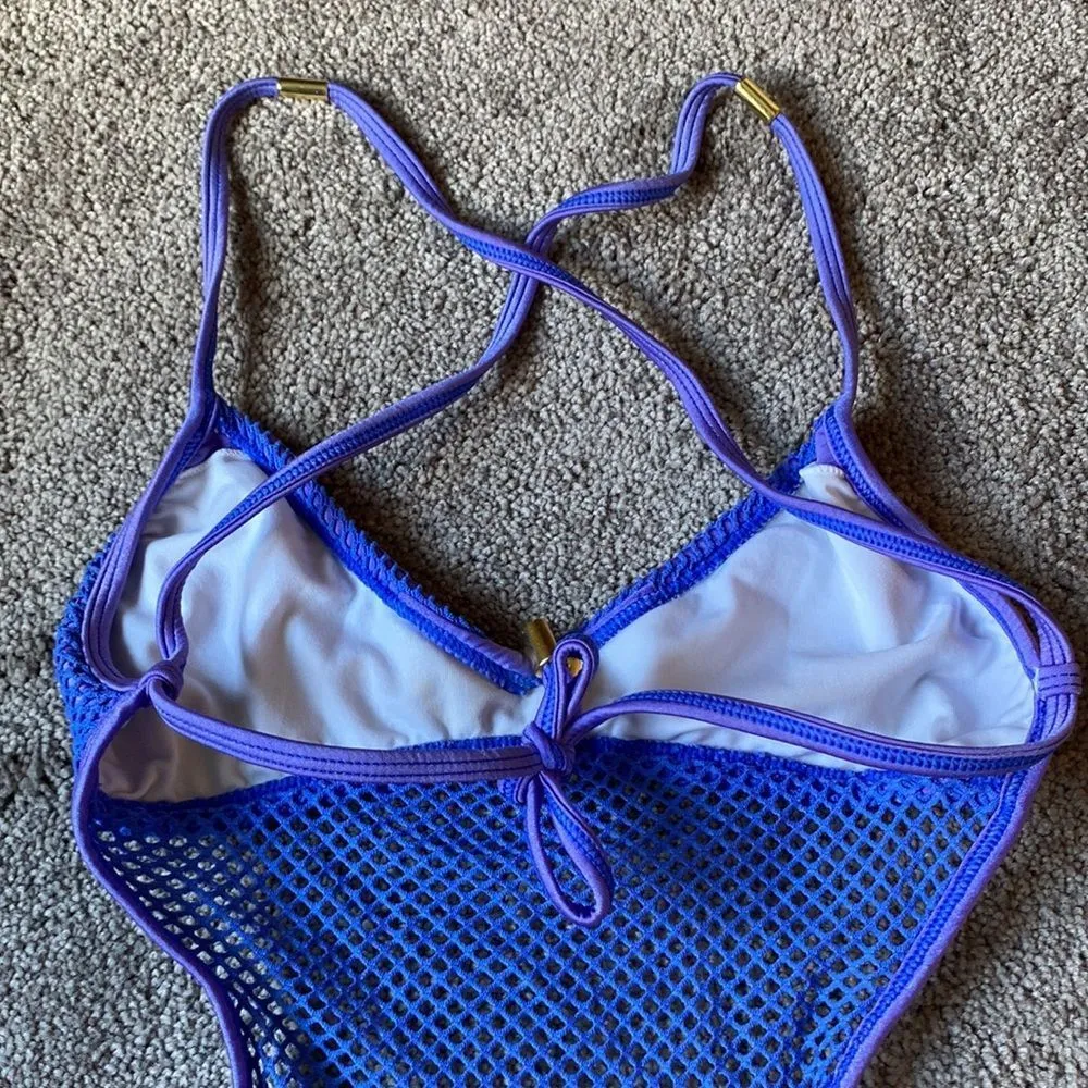 Venus Open Back Net One Piece Swim Suit SIZE 6 - Image 7