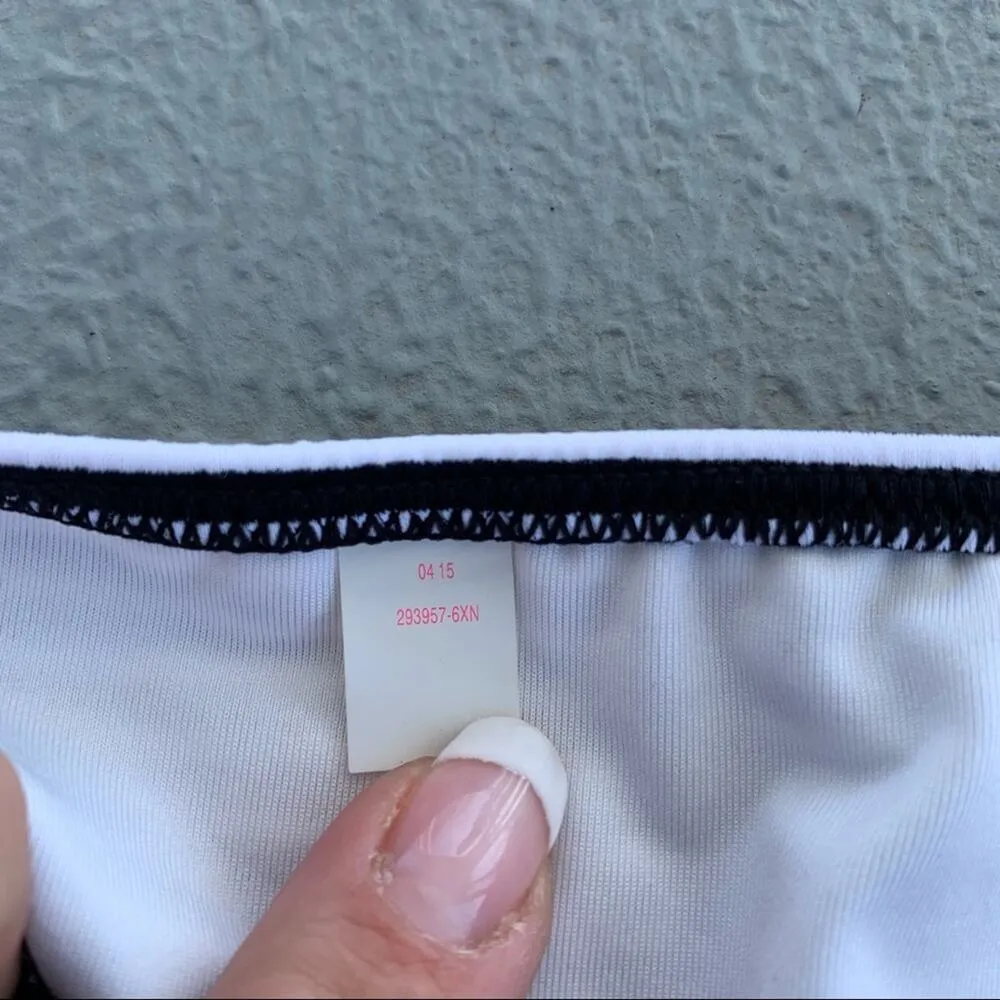 Victoria’s Secret black white stripe swim bottoms - Image 6