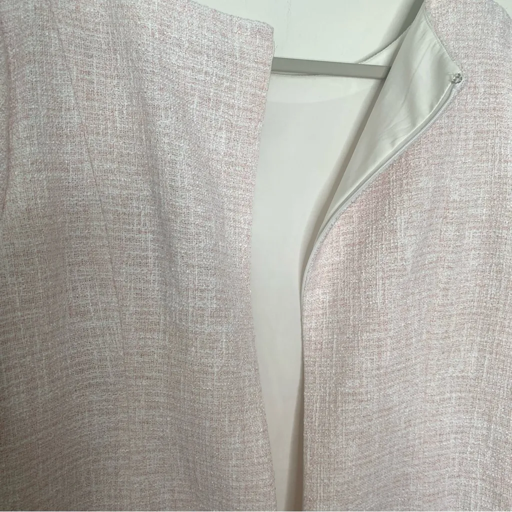 Preston & York Short Sleeve Midi Shift Dress Pink Sz 16 - Image 10