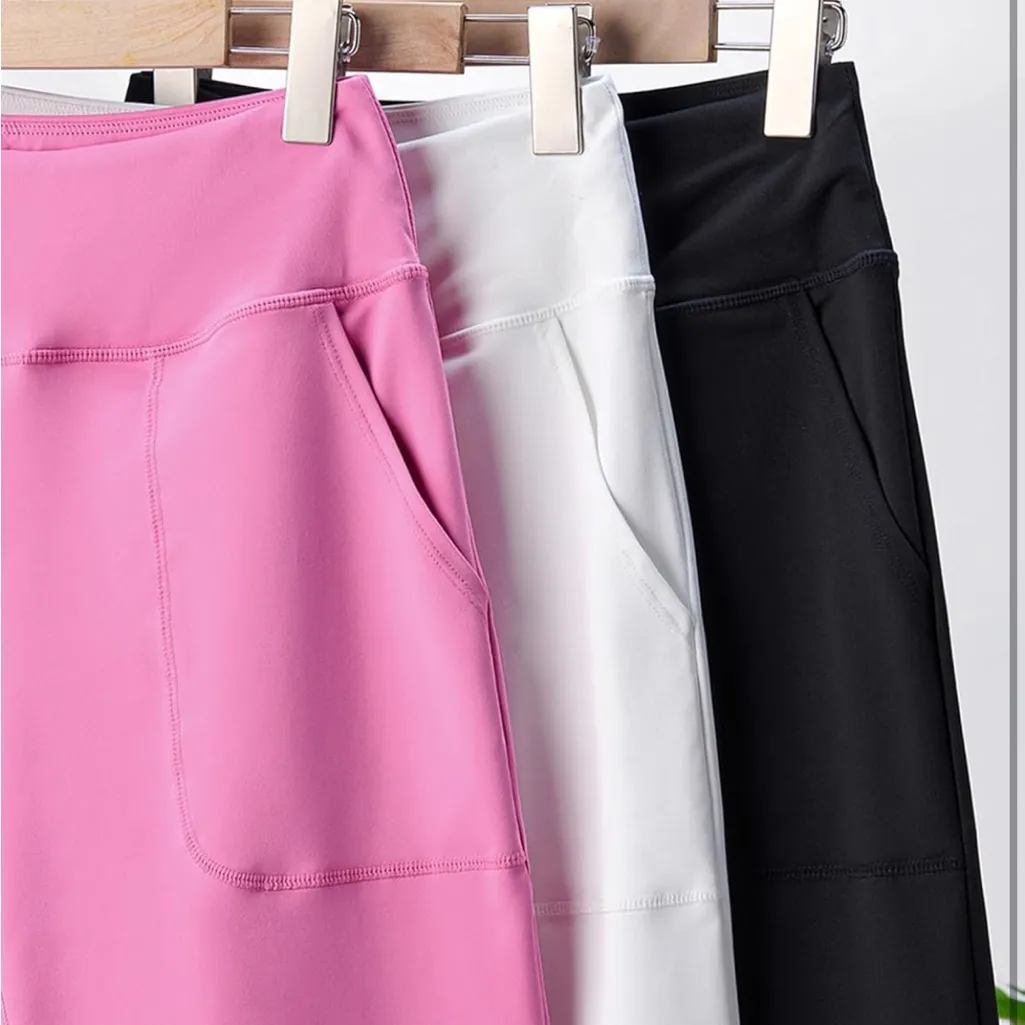 Liberty Pro 3 Pack Women's 10'' Bermuda Shorts with Pockets. Size XS Pink - Image 7