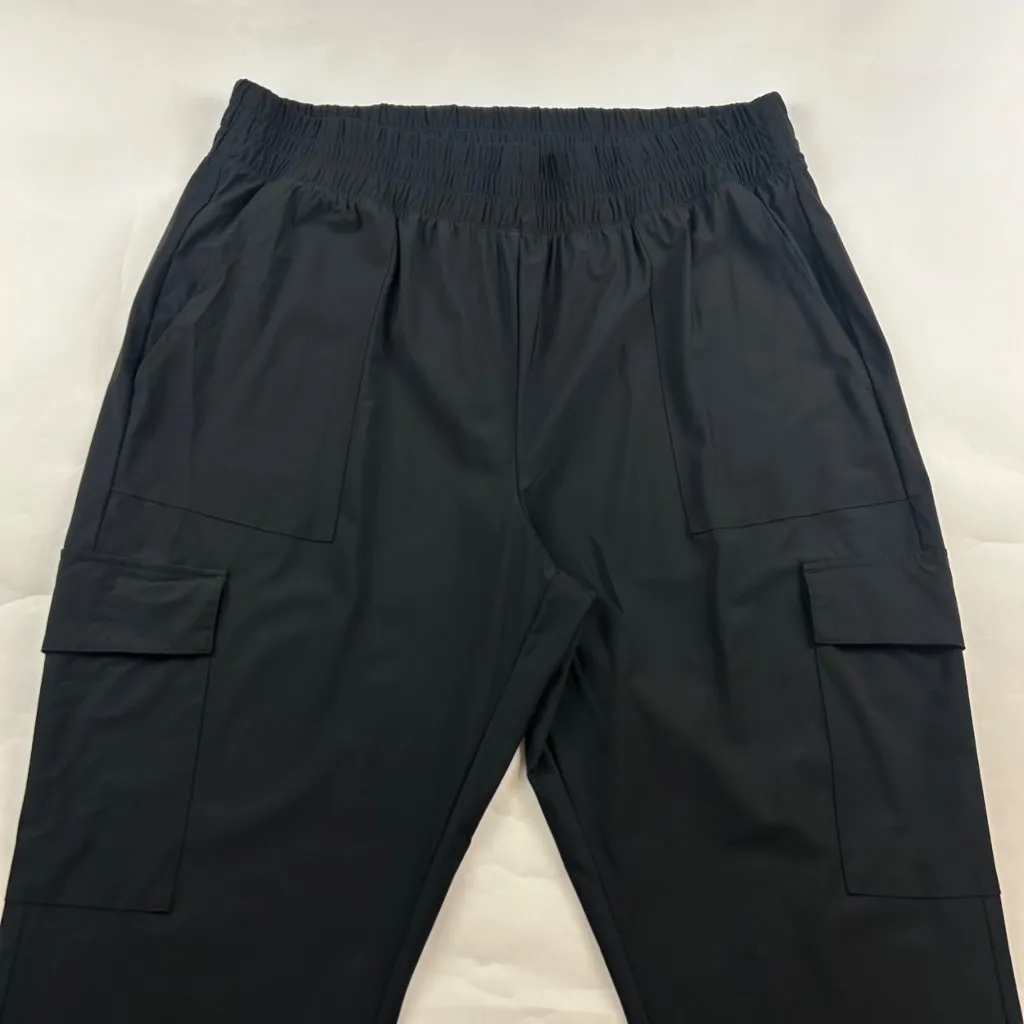 Old Navy Black Go-Dry Sleektech High Rise Tapered Cargo Athletic Pant XL - Image 2