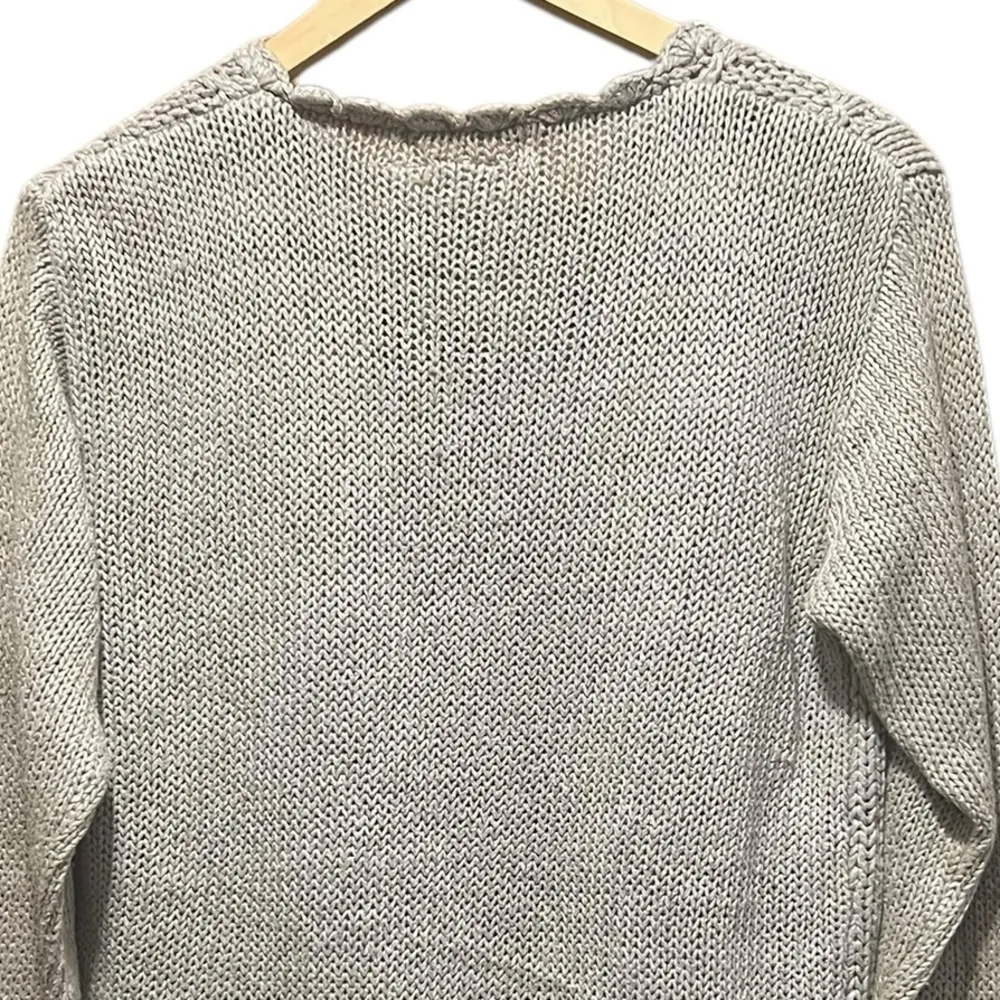 Vintage Bobbie Brooks Hand Knit Embroidered Pearl Sweater See measurements - Image 10