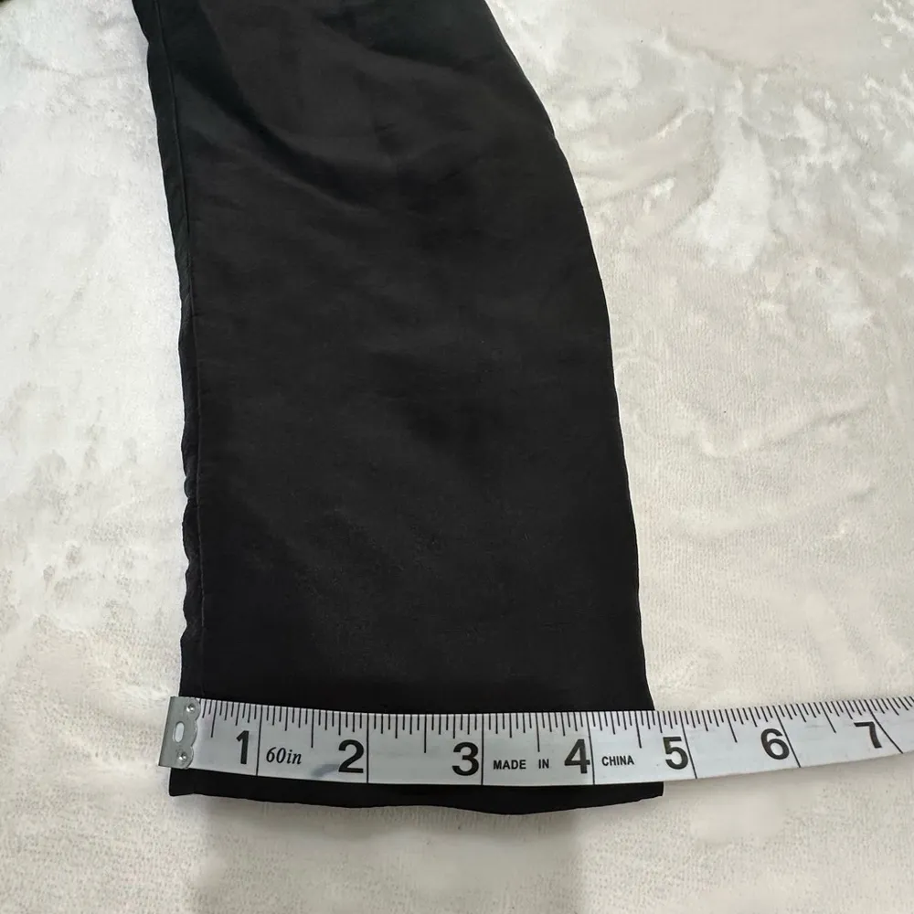 Lauren Ralph Lauren 100% Silk  Black Formal Blazer Tailored Design size 2 Petite - Image 10